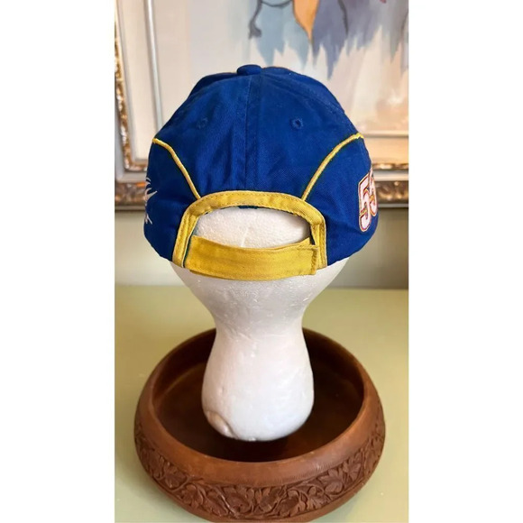 NASCAR NAPA Racing Michael Waltrip Men’s Blue Yellow Adjustable Hat Cap - Picture 4 of 9